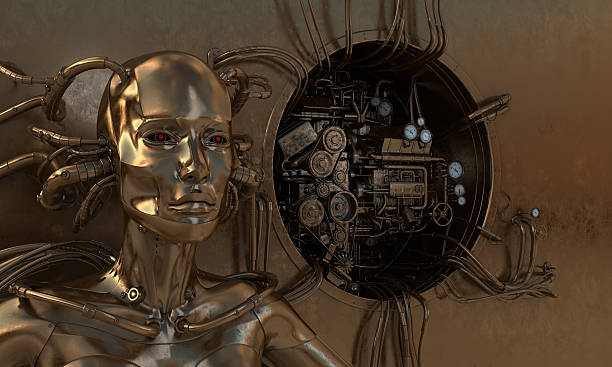 istock Woman wired with gear 108683258