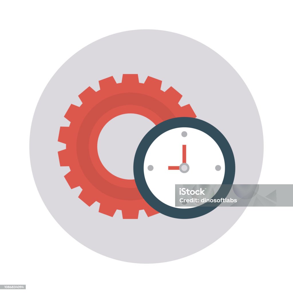 Time Process Vector Process Deadline Time Stock Illustration - Download Image Now ...