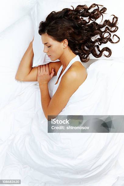 Sleeping Babe Stock Photo - Download Image Now - Sleeping, Women, Adult