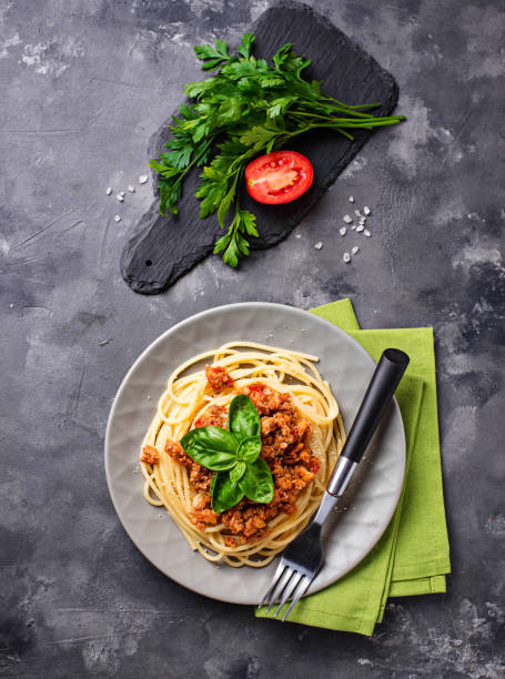 istock Pasta Bolognese. Spaghetti with meat sauce 1086834682