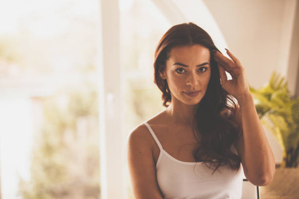 istock Portrait of a beautiful brunette 1086847230