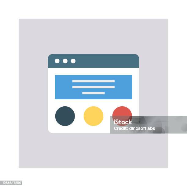Browser Template Web Layout Stock Illustration - Download Image Now ...