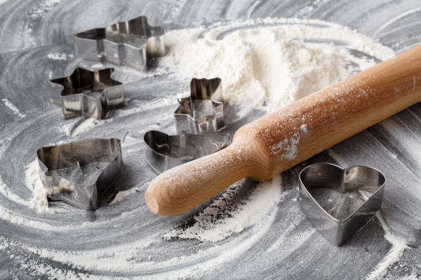 istock pastry cutters on wooden cutting board 1086852034
