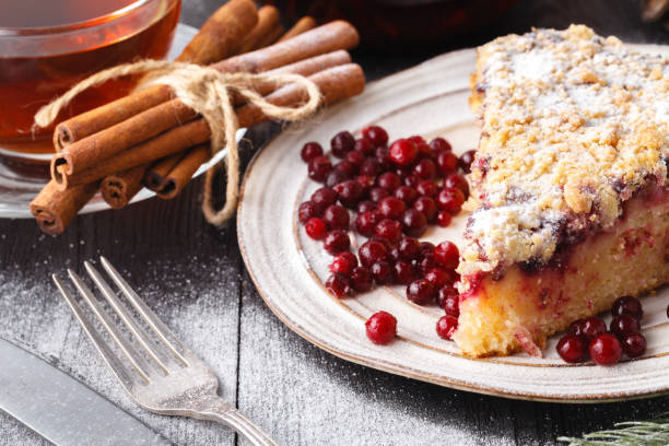 istock Fresh baked Christmas Stollen on a plate 1086854432