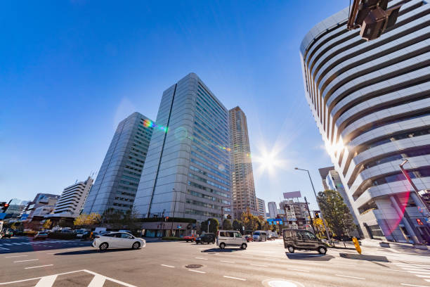 istock Urban building groups and automobiles 1086868746