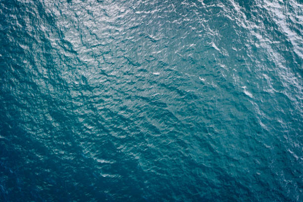 istock Aerial drone view of beautiful sea wave surface 1086870050
