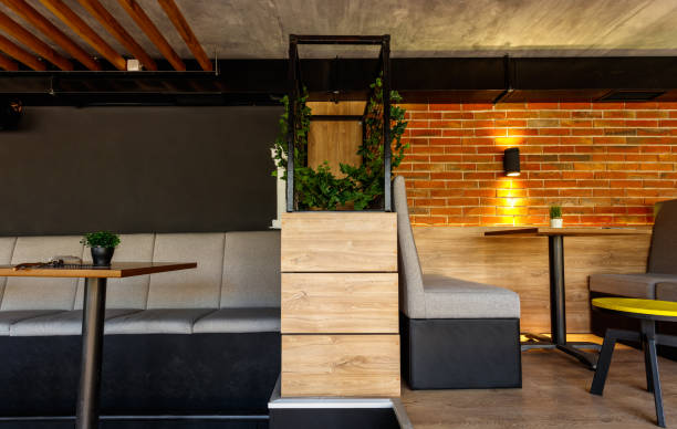 istock Interior of a modern industrial design pub 1086872284