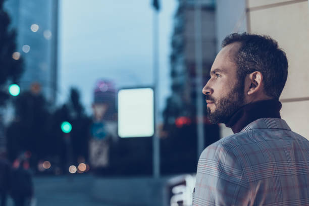 istock Confident man looking into the distance and thinking 1086873154