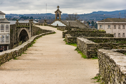 Muralla romana de la ciudad de Lugo (Galicia, España) photo