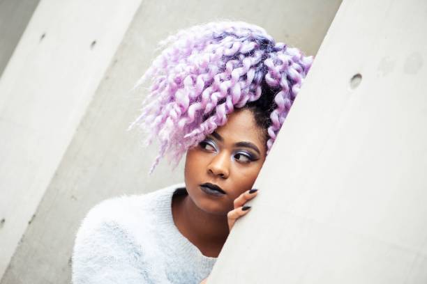 istock Portrait of eccentric young woman 1086877796