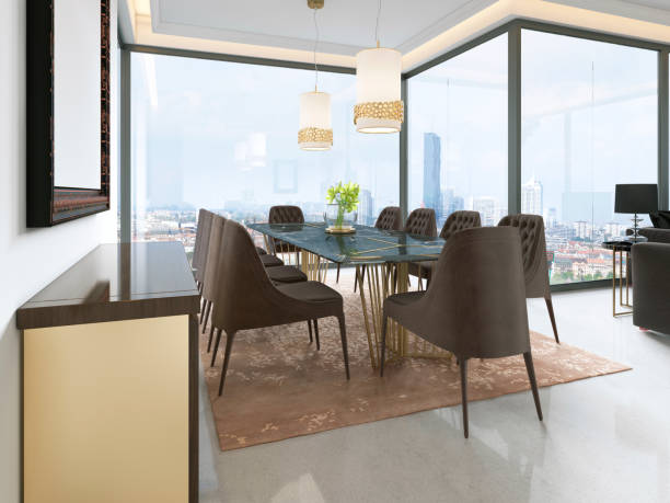 istock interior of modern dining room. 1086878274