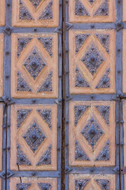 istock Wooden door background 1086879536