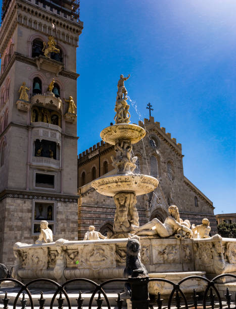 Messina Duomo Cathedral view, Italy Sicily