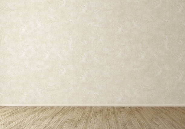 istock Wall in Empty Living Room - Texstured Stucco 108688375