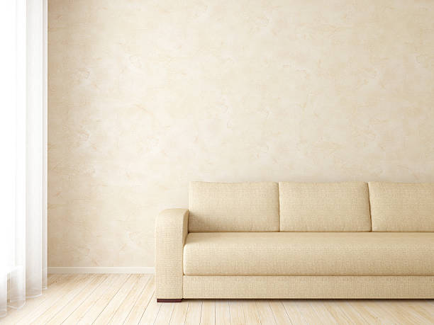 istock Interior Room Wall with Sofa near Window 108688451