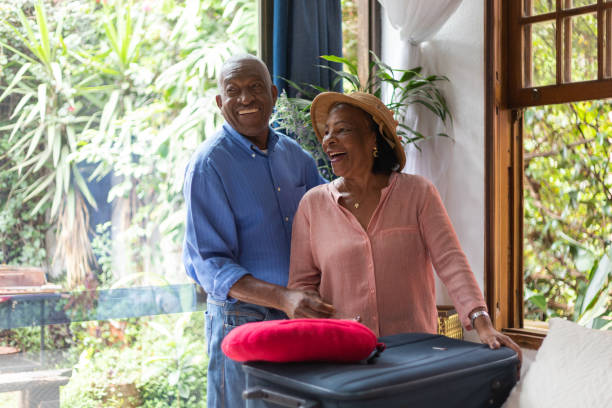 istock Senior Couple Packing for a Trip 1086889380