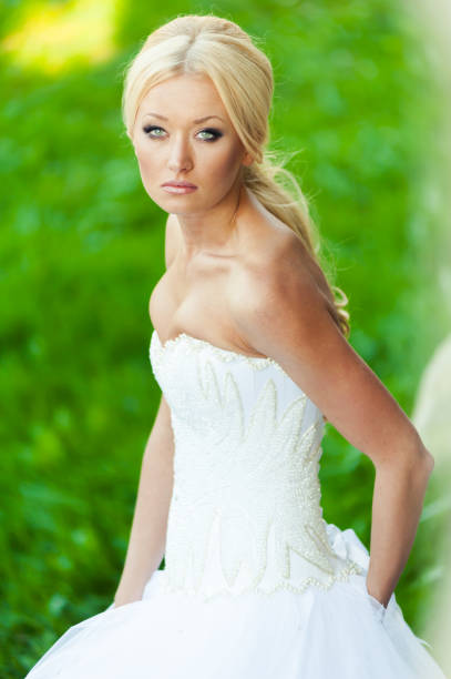 istock Beautiful bride wedding day. Portrait 1086899104