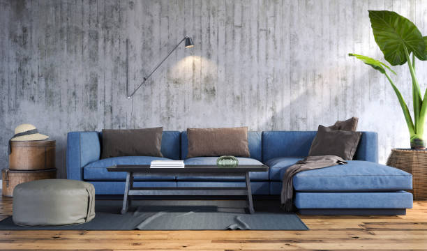 Living room stock photo