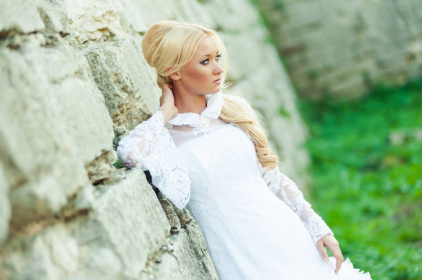 istock Beautiful bride wedding day. Portrait 1086899344