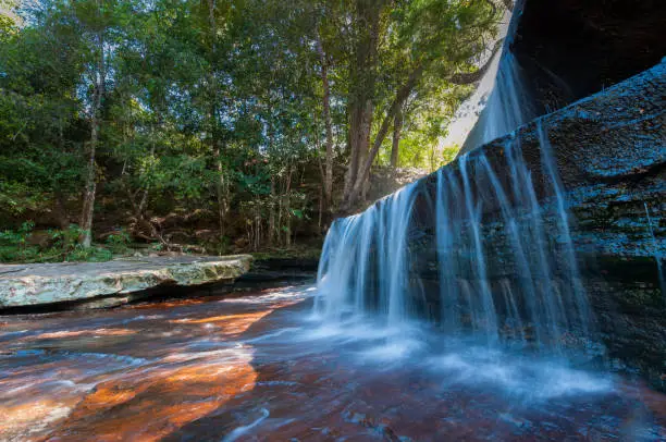 Photo of Landscape of waterfall in Phu Kradueng National Park, Thailand