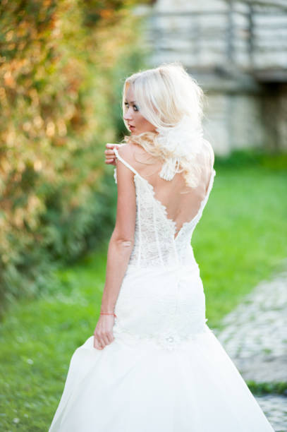 istock Sensual portrait of beautiful bride 1086901990