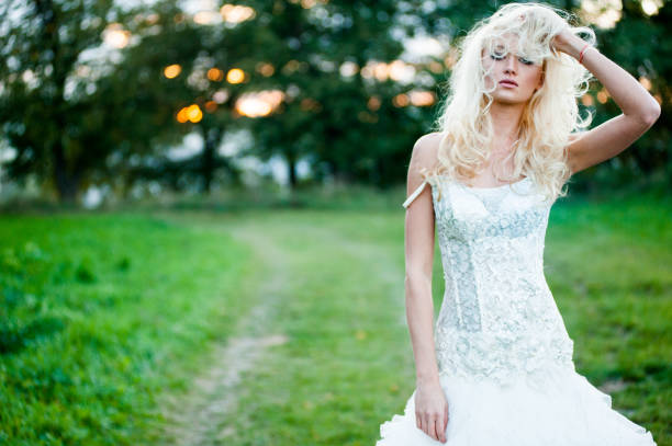 istock Sensual portrait of beautiful bride 1086903318