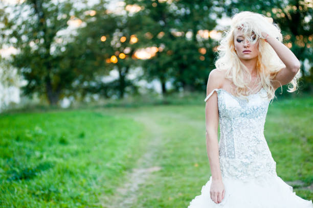 istock Sensual portrait of beautiful bride 1086903352