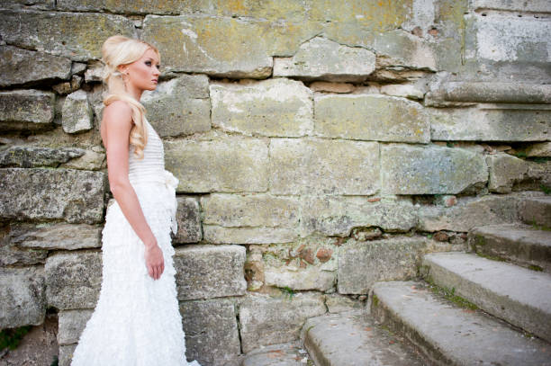 istock Sensual portrait of beautiful bride 1086903888