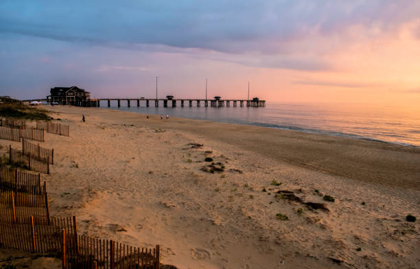 Outer Banks Beach, OBX stock photo
