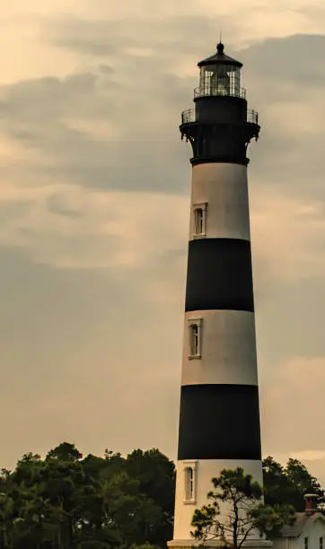 The lighthouse can be found just south of Nags Head NC in the Outer Banks