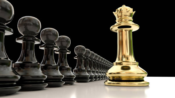 istock competitive advantage qween leader pioneer black soldiers row - 3d rendering 1086914082