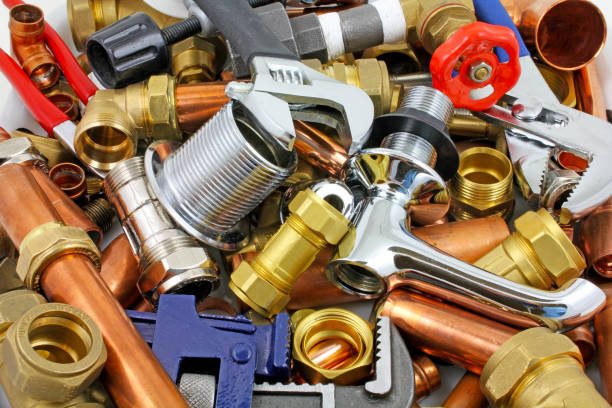 istock Plumber's pipes and fittings 1086915116