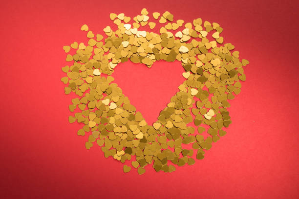 istock card with a scattering of hearts 1086919340