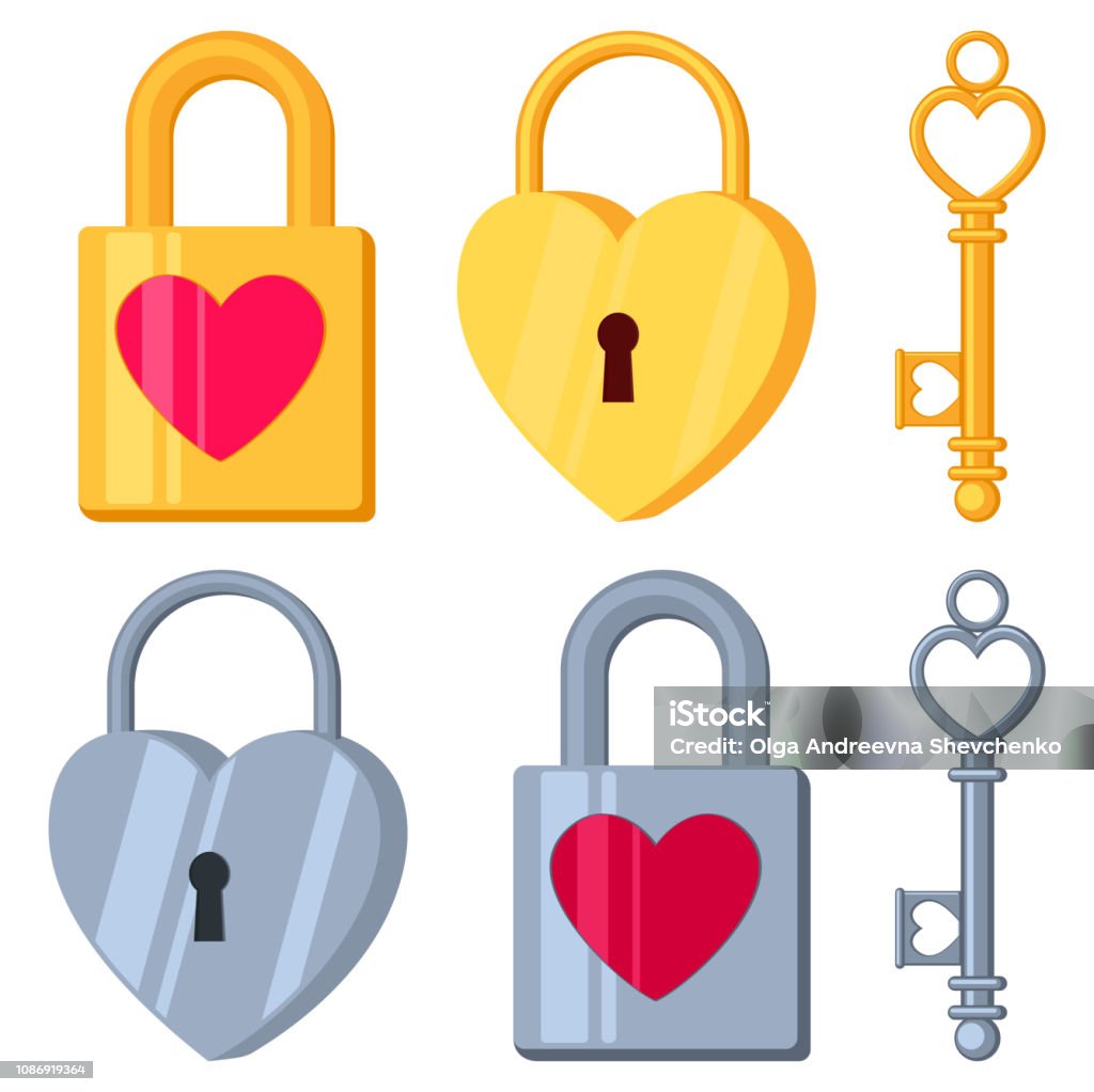 Ổ Khóa Hoạt Hình Đầy Màu Sắc Và Bộ Chìa Khóa Trang Trí Công Phu ...
