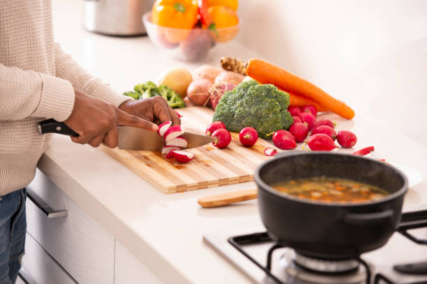 istock Making soup and salad. Cooking concept. 1086919552