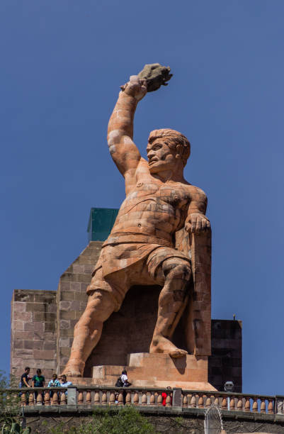  Escultura De Piedra Del Pipila El Carácter Foto de stock y más banco de imágenes de Guanajuato