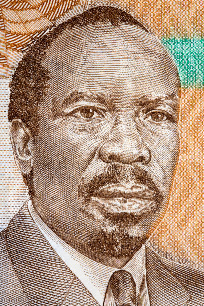 Seretse Khama portrait from Botswana money