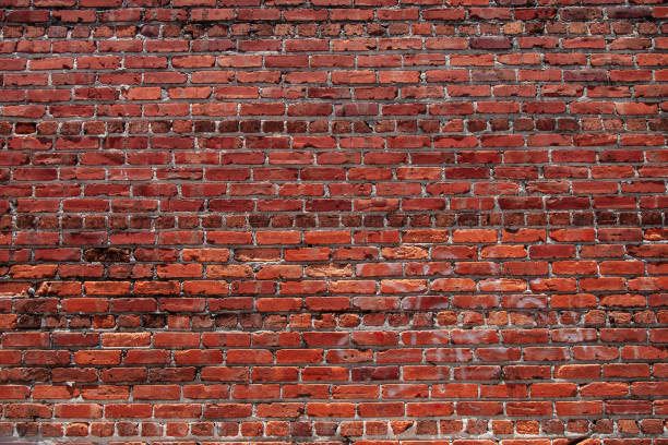 Antique Brick Wall Background stock photo