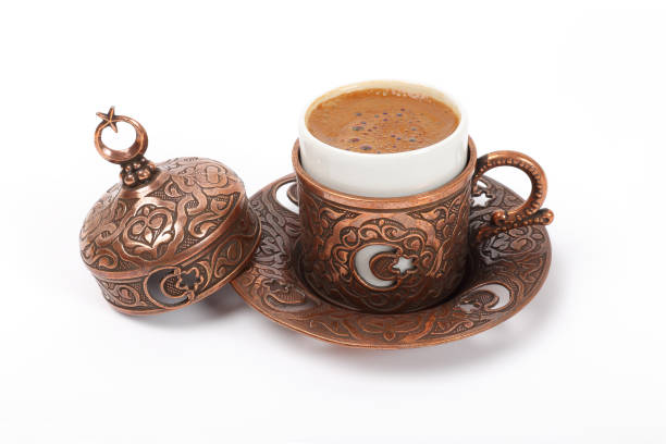 традиционный турецкий кофе - кофе брейк стоковые фото и изображения
