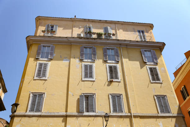 istock Facade of a Building in Rome, Italy 1086942930