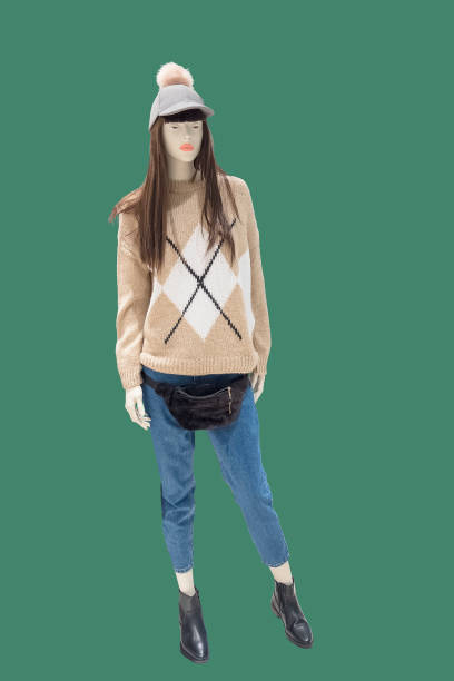 istock Full-length female mannequin. 1086990448