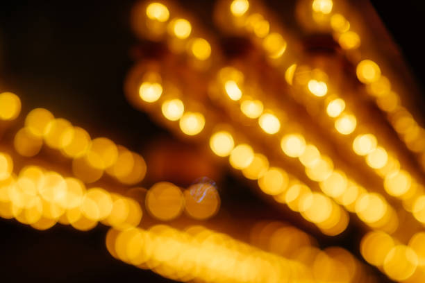 istock Abstract Background of Hanging Defocused Lights 1087001334