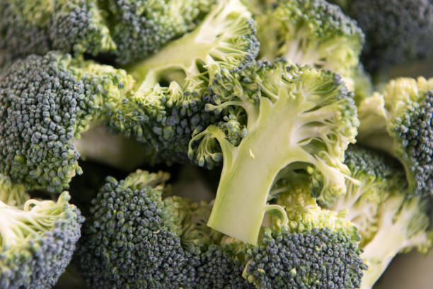 istock Close up of Fresh Broccoli florets 1087004160