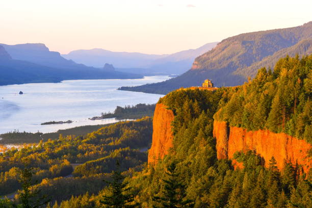 istock Columbia River Gorge at Sunset, Oregon-USA 1087011736