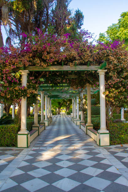 istock A park along the boardwalk of Cadiz, Sapin 1087015230