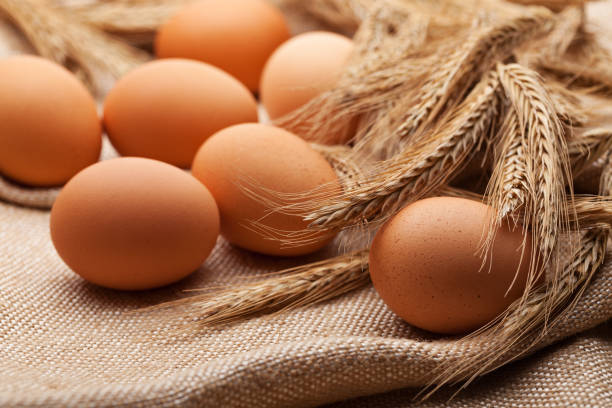 Eggs and wheat