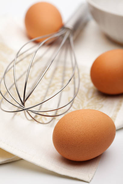 Whisk and eggs