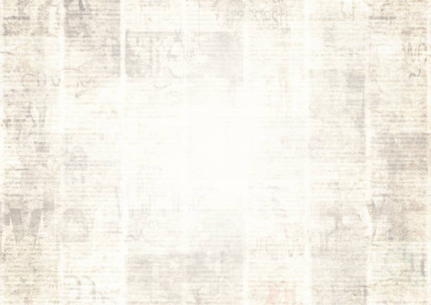 istock Newspaper with old grunge vintage unreadable paper texture background 1087038268