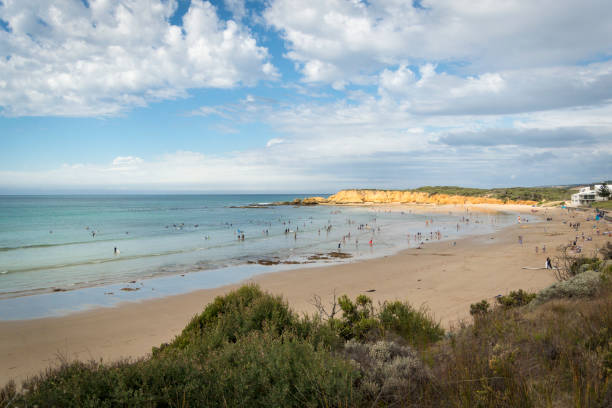 istock Surfers Beach at Torquay, Victoria, Australia 1087041782