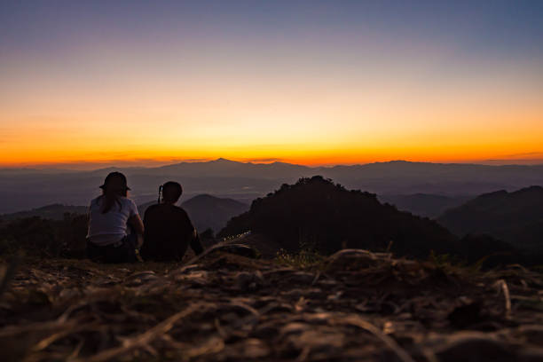 istock The tourists in a relaxed manner. with Mountain views  . 1087041946